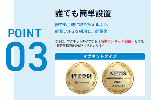 誰でも簡単設置